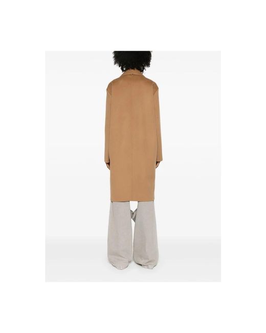 Sportmax Brown Single-Breasted Coats
