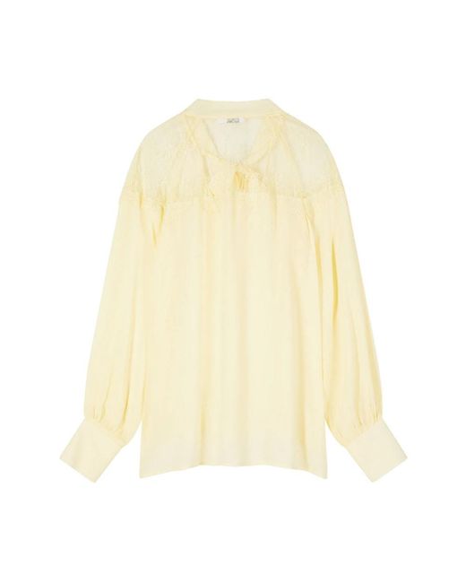 Patrizia Pepe Yellow Blouses