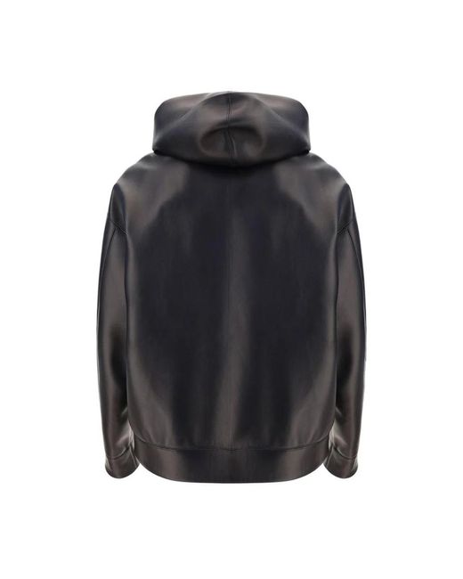 Valentino Gefütterte Lammlederjacke Mit Taschen in Black für Herren