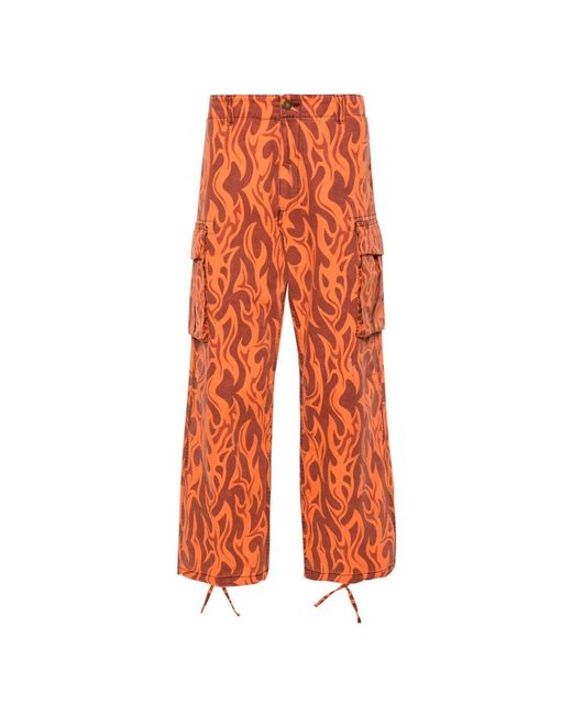 Wide pantaloni di ERL in Orange da Uomo