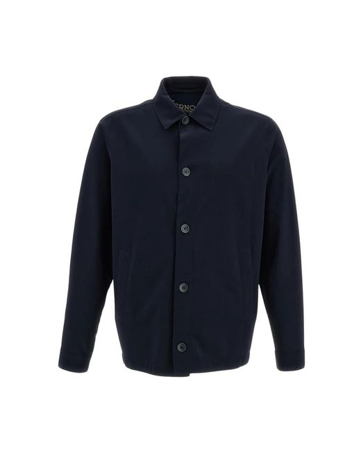 Herno Light Jassen in het Blue voor heren