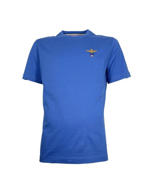 T-Shirts di Aeronautica Militare in Blue da Uomo