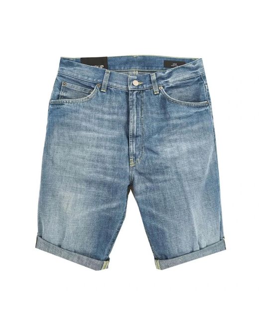 Dondup Blue Denim Shorts for men
