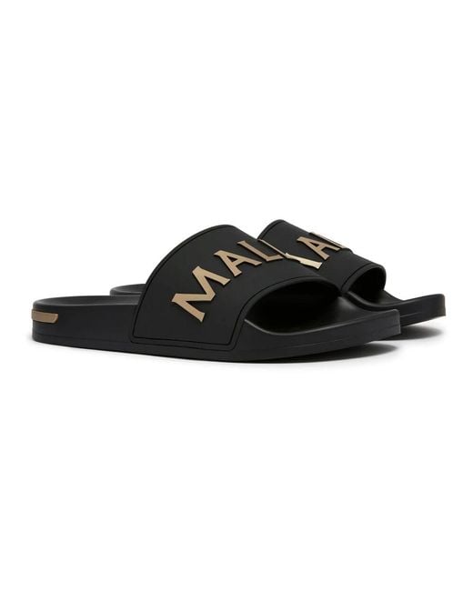 Sliders di Mallet London in Black da Uomo
