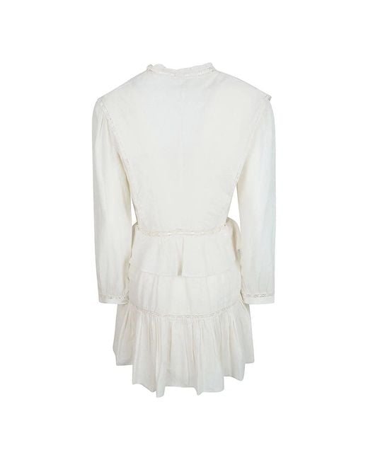 Isabel Marant White Short Dresses