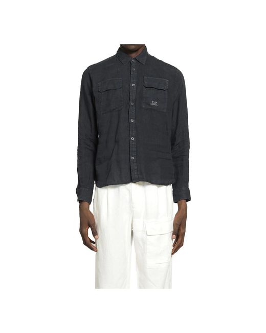 C P Company Black Casual Shirts for men
