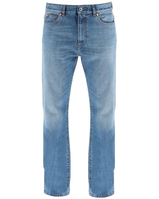 Valentino Blue Regular Jeans for men