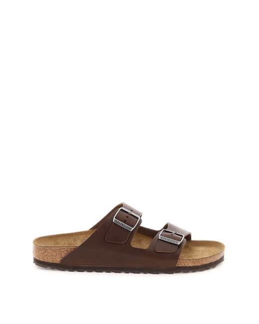 Birkenstock Silver Arizona Narrow Fit Sandals | AlexandAlexa