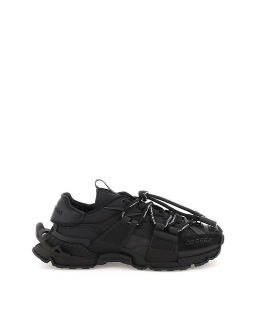 Dolce & Gabbana 'space' Sneakers in Black for Men | Lyst