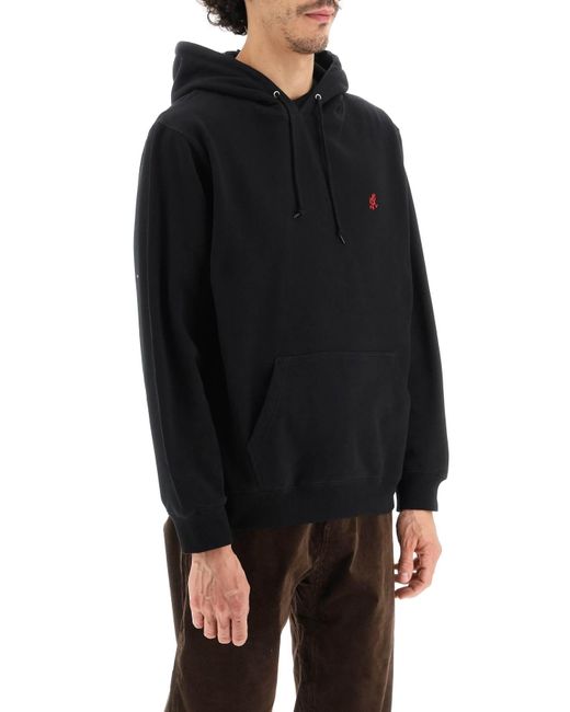 Gramicci Runningman Embroidery Hoodie in Black for Men | Lyst