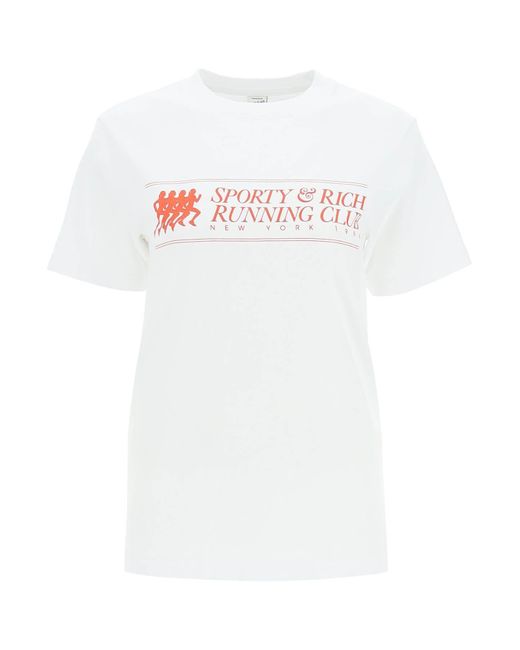 Sporty & Rich Sporty Rich Health Is Wealth T-shirt in White | Lyst