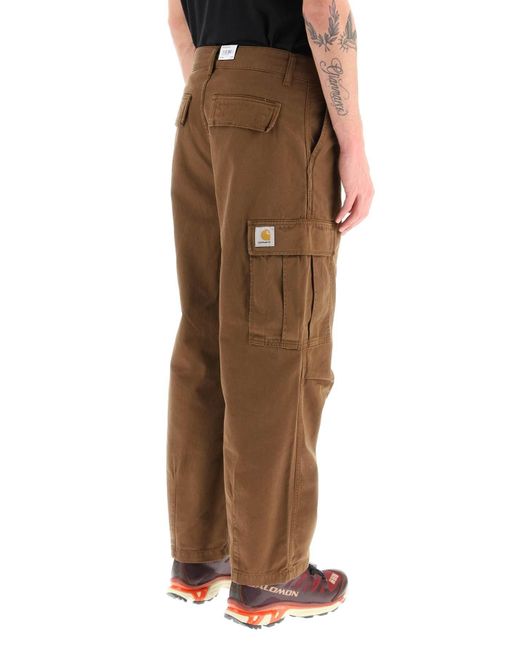 Black Carhartt WIP Regular Cargo Pants  size