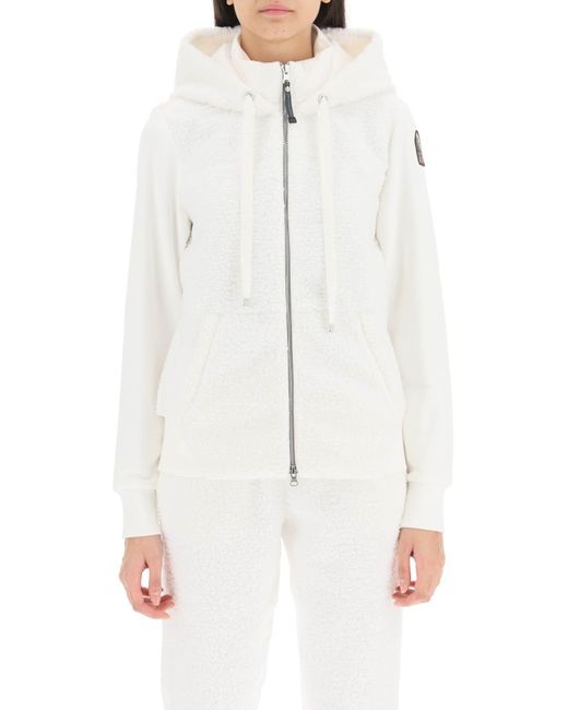 Parajumpers Moegi Sherpa Fleece Jacket in White | Lyst