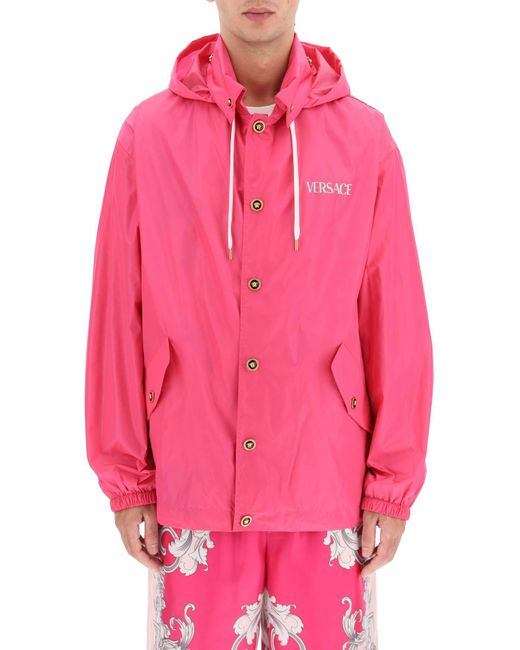 Versace Light Windbreaker Jacket With 