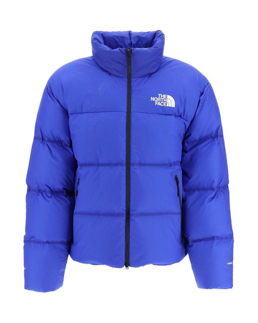 The North Face 'nuptse Rmst' Down Jacket in Blue for Men | Lyst