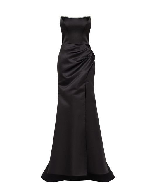 Millà Black Classy Evening Maxi Dress
