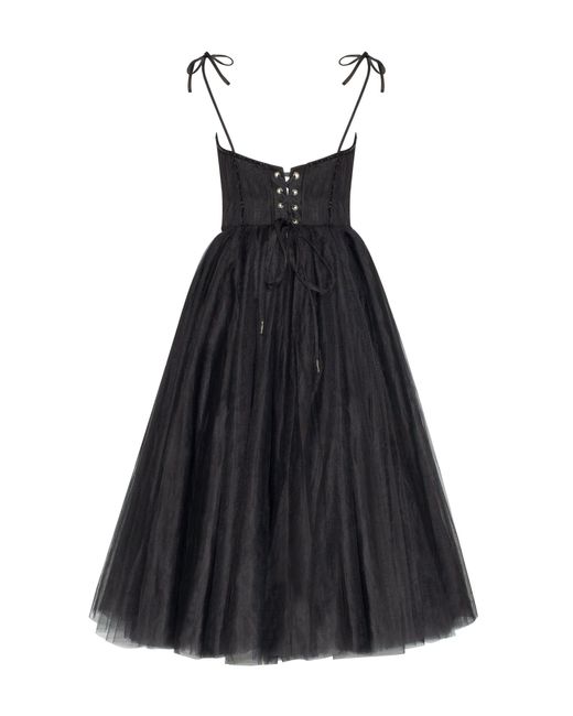 Millà Black Tie-Strap Cocktail Dress With The Elegant Co