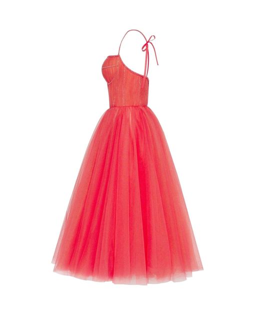 Millà Red Tie-Strap Cocktail Dress With The Elegant Co