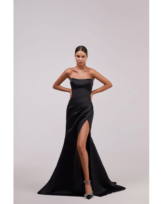 Millà Black Classy Evening Maxi Dress