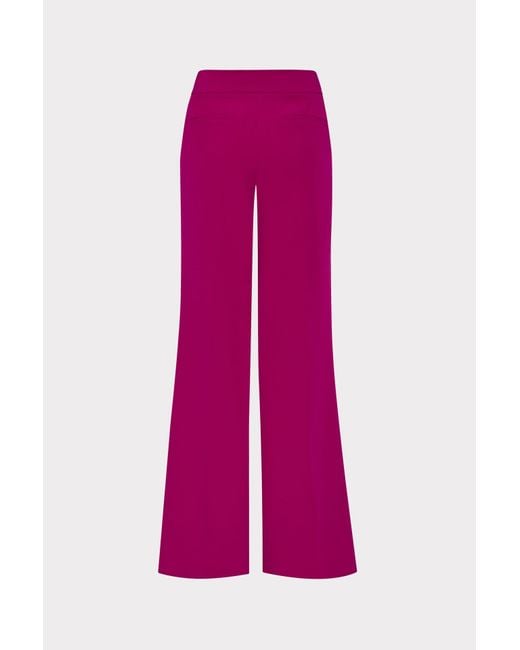 MILLY Pink Nash Cady Pants
