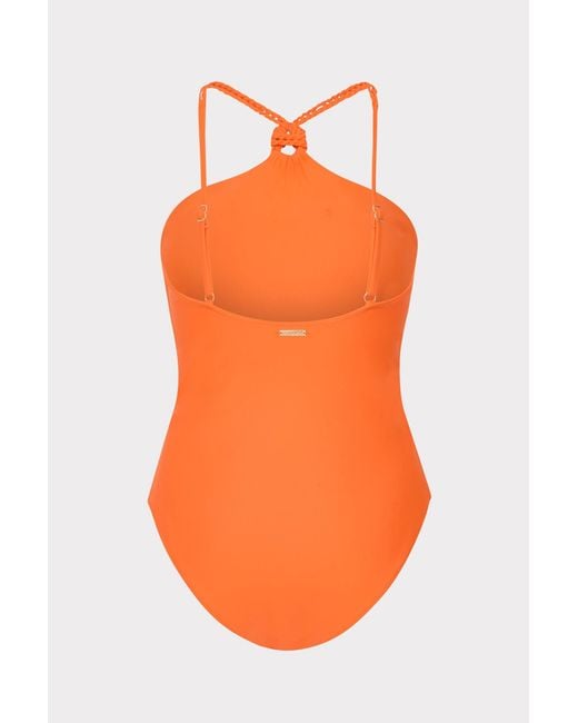 MILLY Orange Rope One-piece