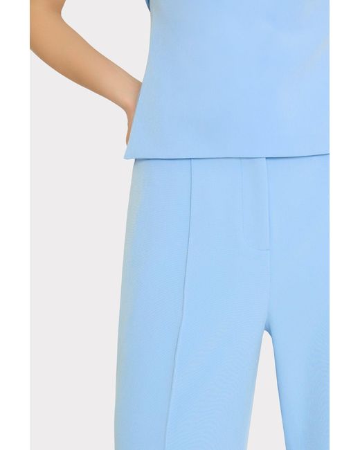 MILLY Blue Nash Cady Pants
