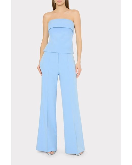 MILLY Blue Nash Cady Pants