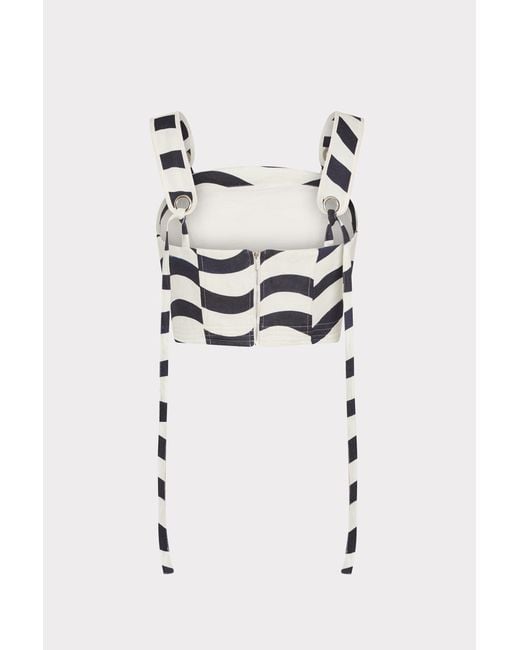 MILLY Multicolor Lenox Printed Top
