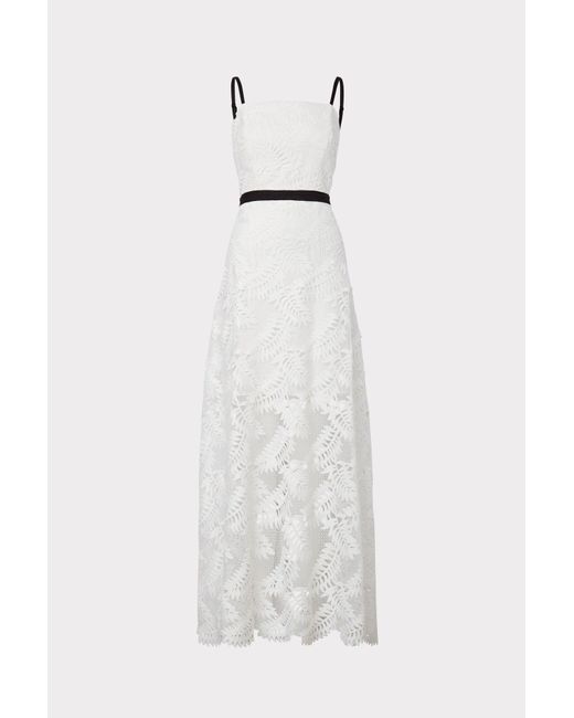 Milly white lace dress cheap