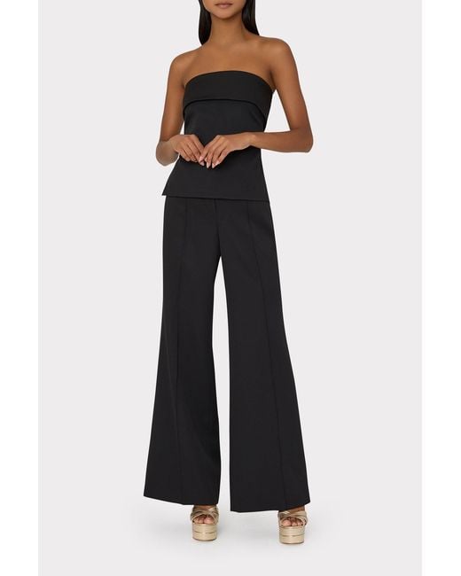 MILLY Black Tuala Cady Top
