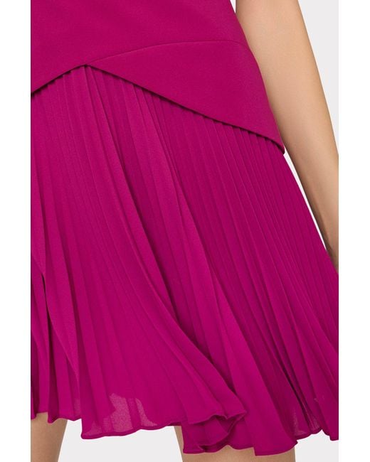 strapless open back dress ML Haddy Pleated Mini dress in colors – For Reference Store