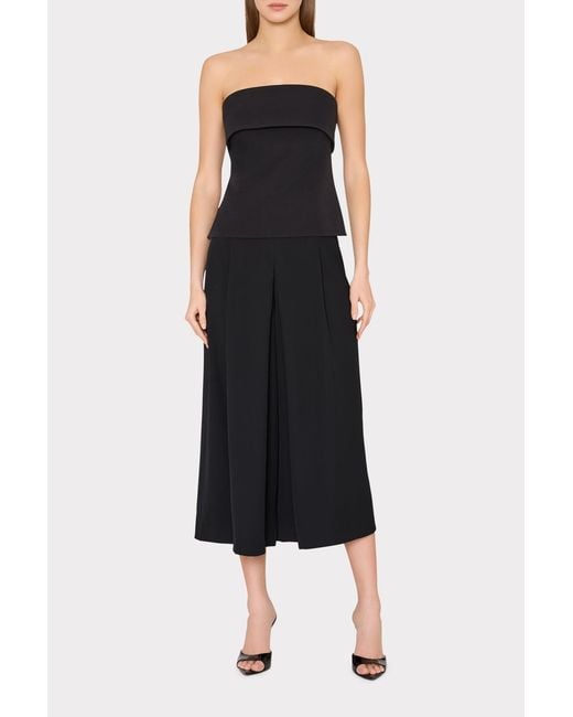 MILLY Black Tuala Cady Top