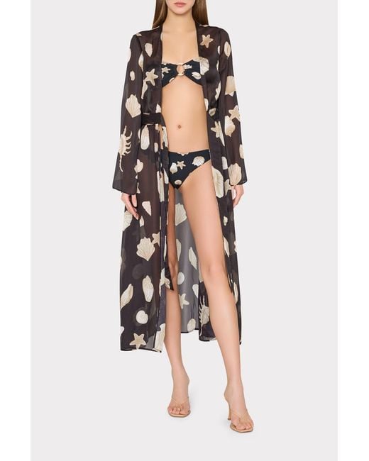 MILLY White Vince Seashell Cover Up