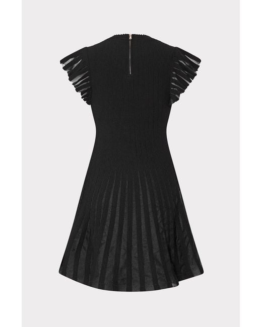 knit black mini dress Natalia Fedner Black SPARKLY KNIT MINI DRESS