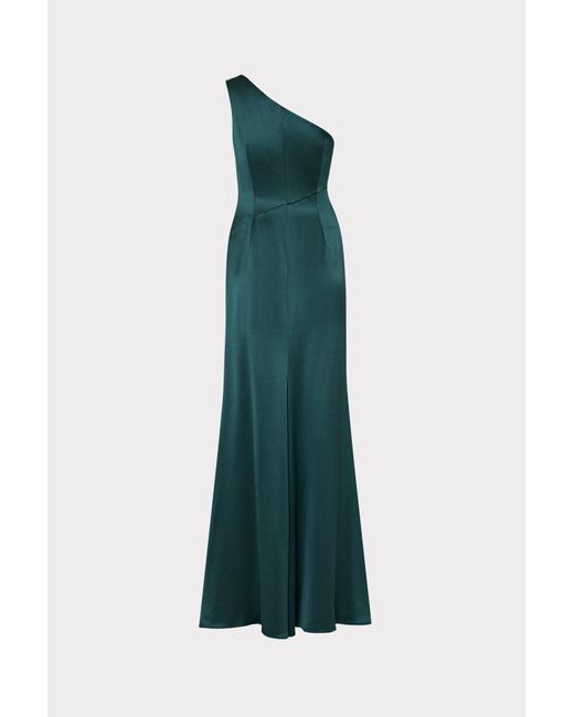 milly emerald green dress Tahlia Tulip Garden Lace Dress in Dark Green main image 1