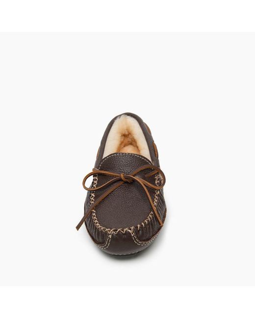 sheepskin moose slipper
