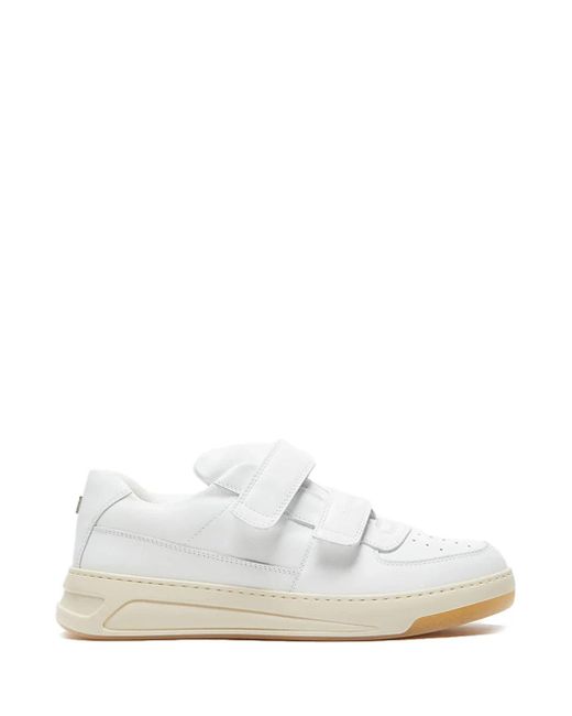 Acne White Steffey Trainers O. /Ecru for men