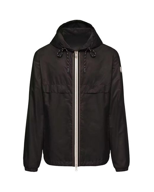 Moncler Black Nidge Hooded Jacket for men
