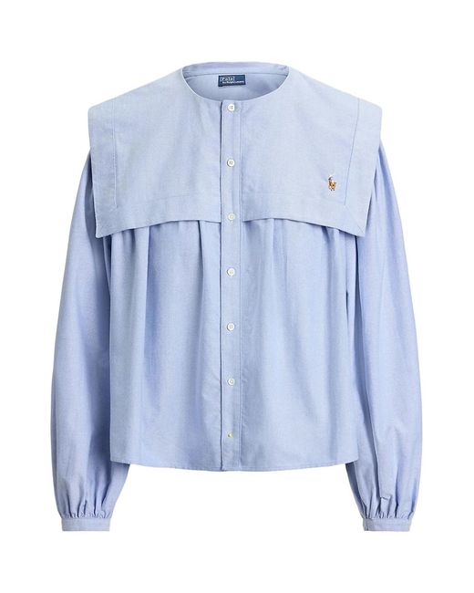 Ralph Lauren Blue Polo Blouse Shirt