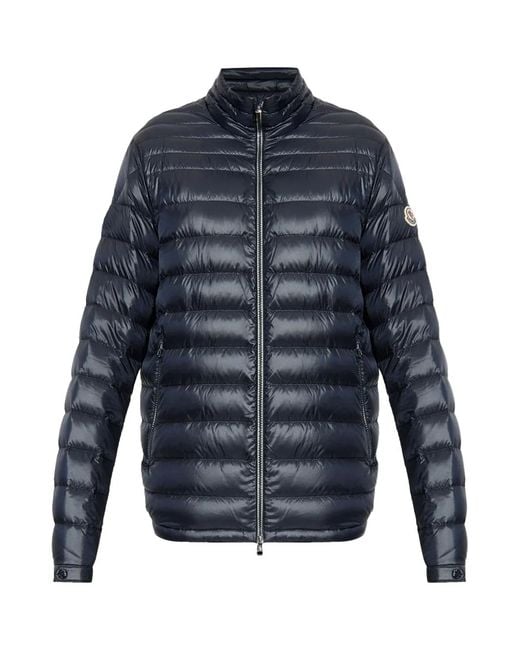 Moncler Blue Arnique Short Down Jacket for men