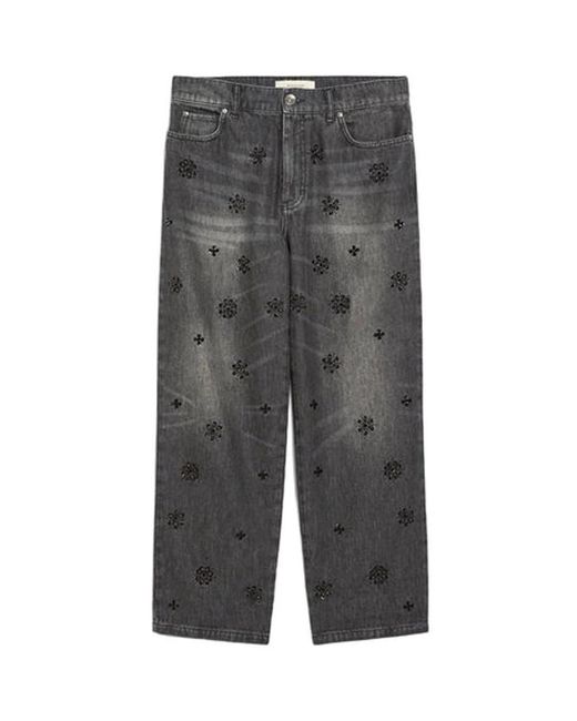 Weekend by Maxmara Gray Manetta Denim Trousers
