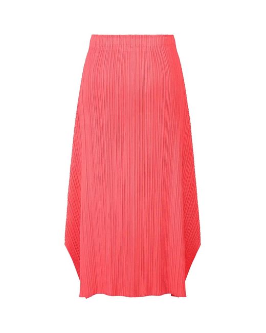 Issey Miyake Pink Pleats Please Skirt