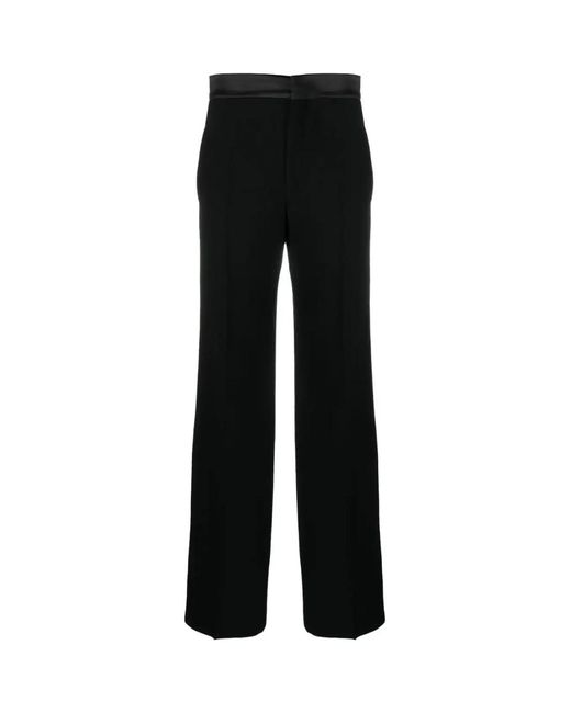 Chloé Black High Waisted Tuxedo Trousers