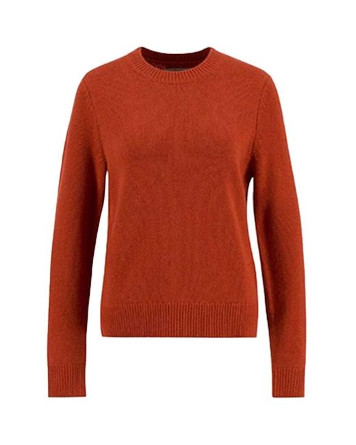 Barbour Red Woodhouse Jumper Crimson