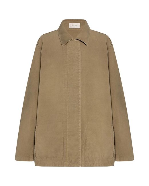 The Row Natural Baeza Jacket Sandy Buff