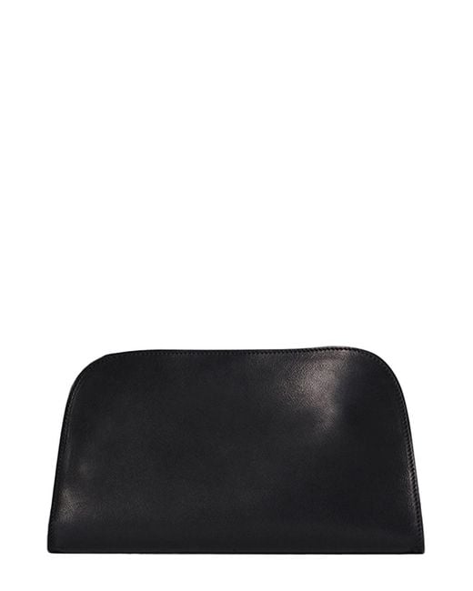 The Row Black Peggy Clutch Ans