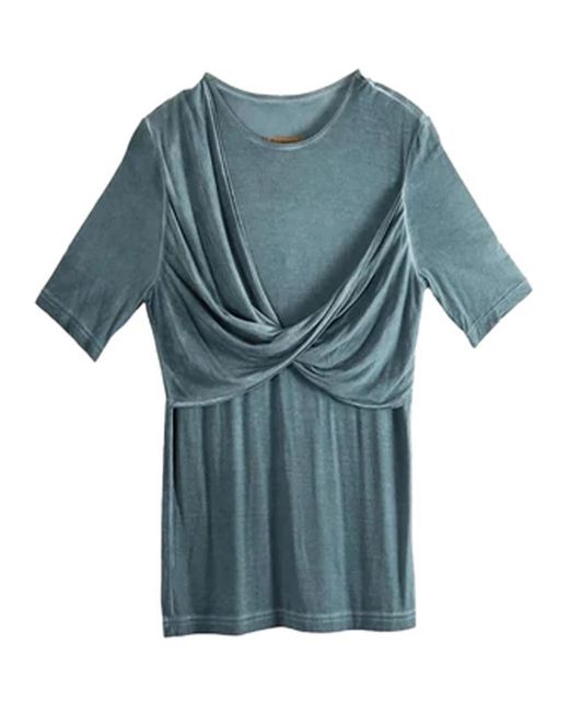 Uma Wang Blue Twist Top Steel