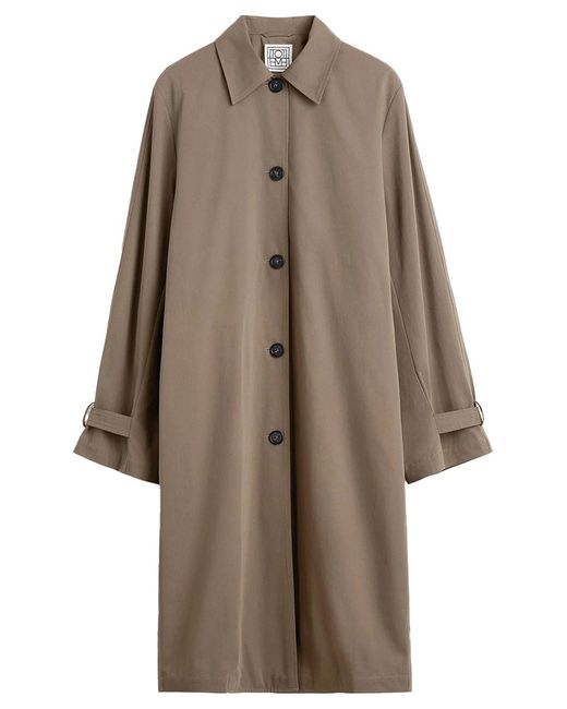 Totême  Brown Light Spring Trench Hazel