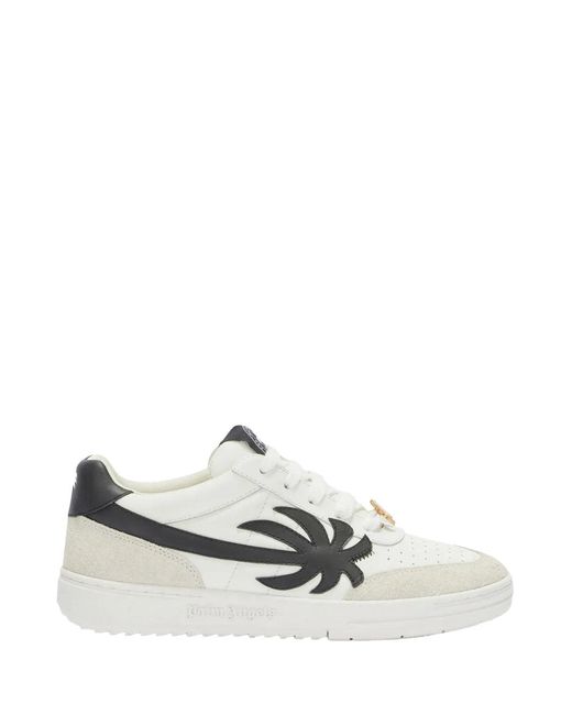 Palm Angels White Palm Beach University Sneakers W/B for men