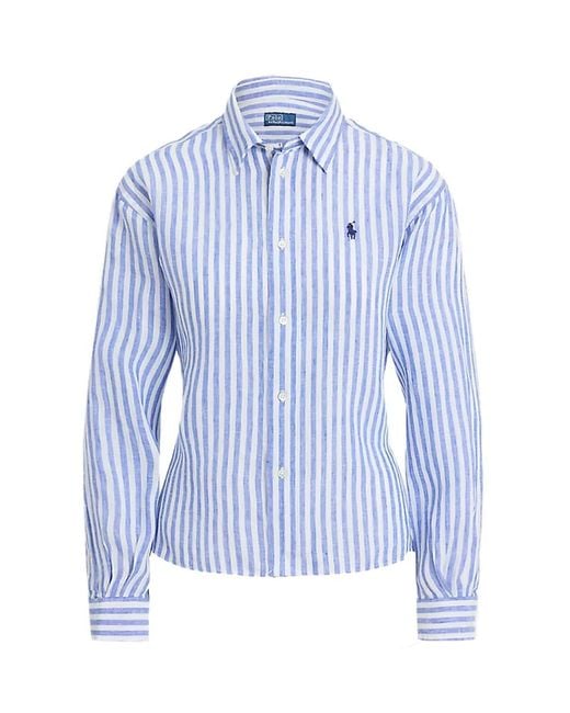 Polo Ralph Lauren Blue Ralph Lauren Linen Shirt